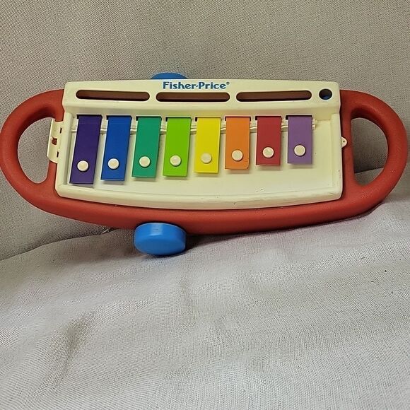 Vintage Fisher Price Xylophone Musical Pull Toy 1989, Pocket Camers 464,  Camera - Picture 7 of 10